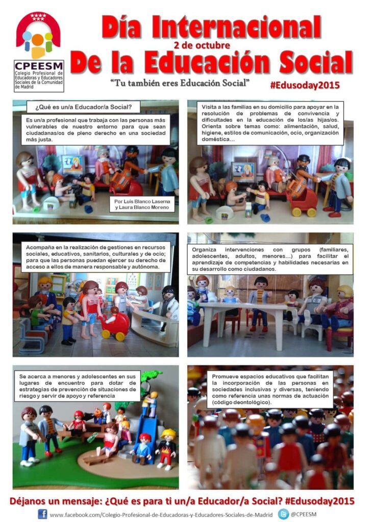 comic Día Internacional de la educación social 2015